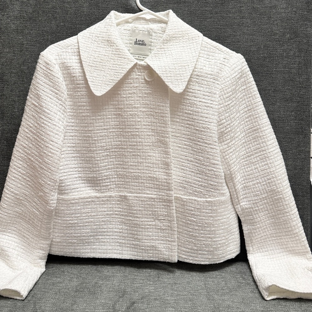 Jacinta Tweed Button Front Jacket - image 6